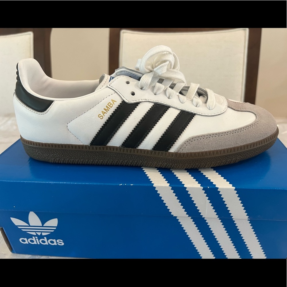 NWT adidas Originals Samba OG - White/Black
